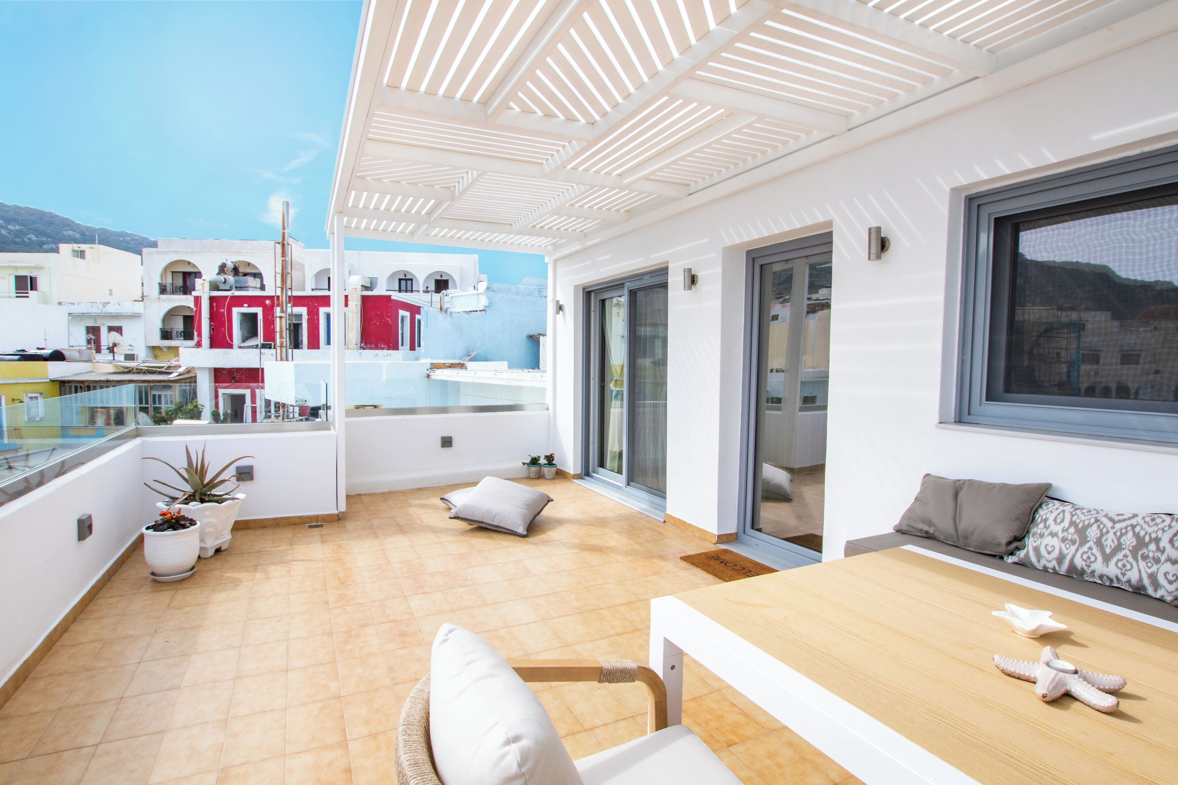 Superior Apartment, Sea View | Terrace/patio