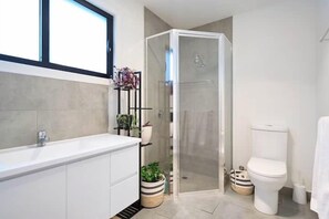 Hair dryer, towels