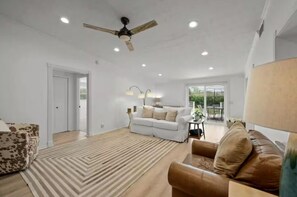 Smart-tv och eldstad