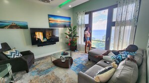 Luxury Villa, Ocean View | Living area - Yellow Sands Luxury Villas Unit 1 (Castries)