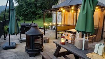 Chalet familiare, vista lago | Terrazza/patio