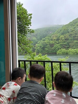 Chalet Familial, vue lac | Coin séjour