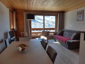 TV - Charming 3-room renovated apartment with balcony and Wifi near Méribel (Méribel)