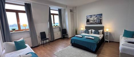 1 Schlafzimmer, Bügeleisen/Bügelbrett, Reisekinderbett, kostenloses WLAN