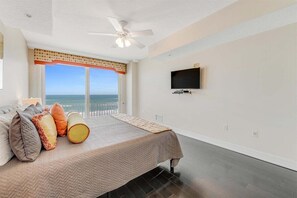 3 bedrooms, iron/ironing board, internet, bed sheets - Oceanfront Escape at The Opus - Pool Open! (Daytona Beach Shores)