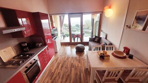 Apartment, 3 Bedrooms, Balcony, Lake View | Dining room - Terraced House With Private Garden (Villanuova sul Clisi)