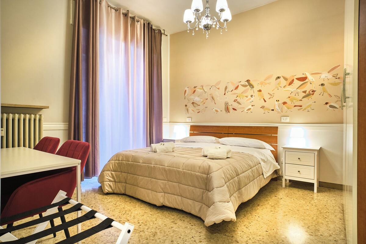 Comfort Double Room, 1 Queen Bed, Balcony | Premium bedding, down comforters, iron/ironing board