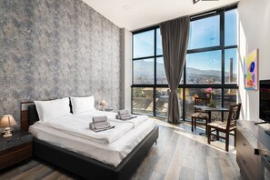 Deluxe Double Room, City View | Free WiFi, bed sheets - Hotel Art Magus (Sofia)
