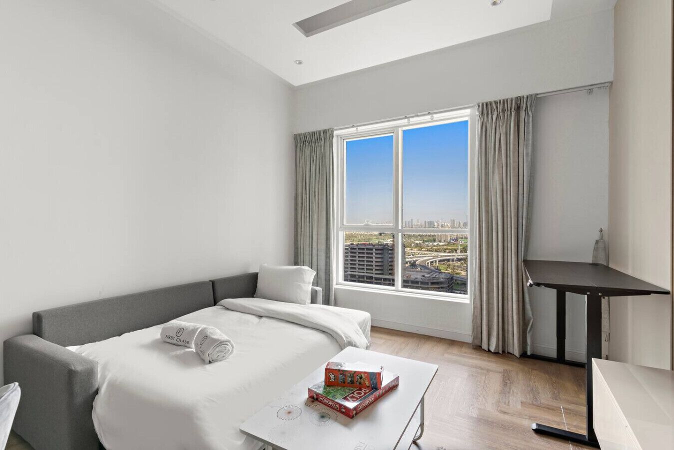 1 bedroom, desk, iron/ironing board, WiFi