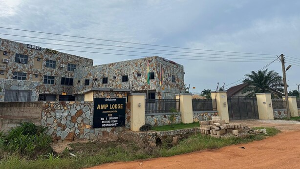 Front of property - amp lodge (Kumasi)