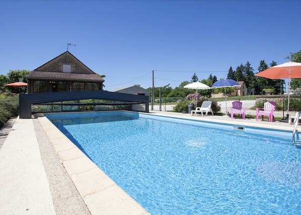 Pool - Charming house with swimming pool for 6 (Salignac-Eyvigues)