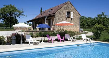 Charmante maison en pierre avec piscine pour 6
