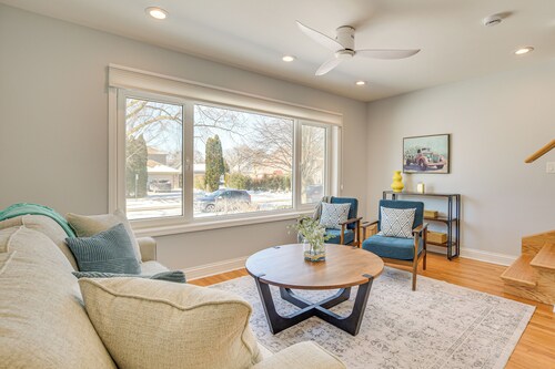 2 Mi to Northwestern: Updated Home w/ Game Room!