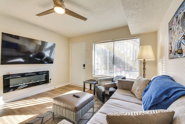 Apartment (2 Bedrooms) | Interior - 15 Mi to Greensboro: Archdale Condo w/ Fireplace (High Point)