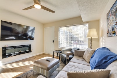 15 Mi to Greensboro: Archdale Condo w/ Fireplace