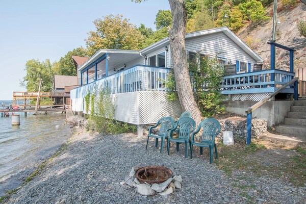 Boat, Grill & Unwind: Lakefront Cayuga Home! - Interlaken, NY