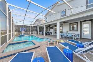 Opvarmet pool