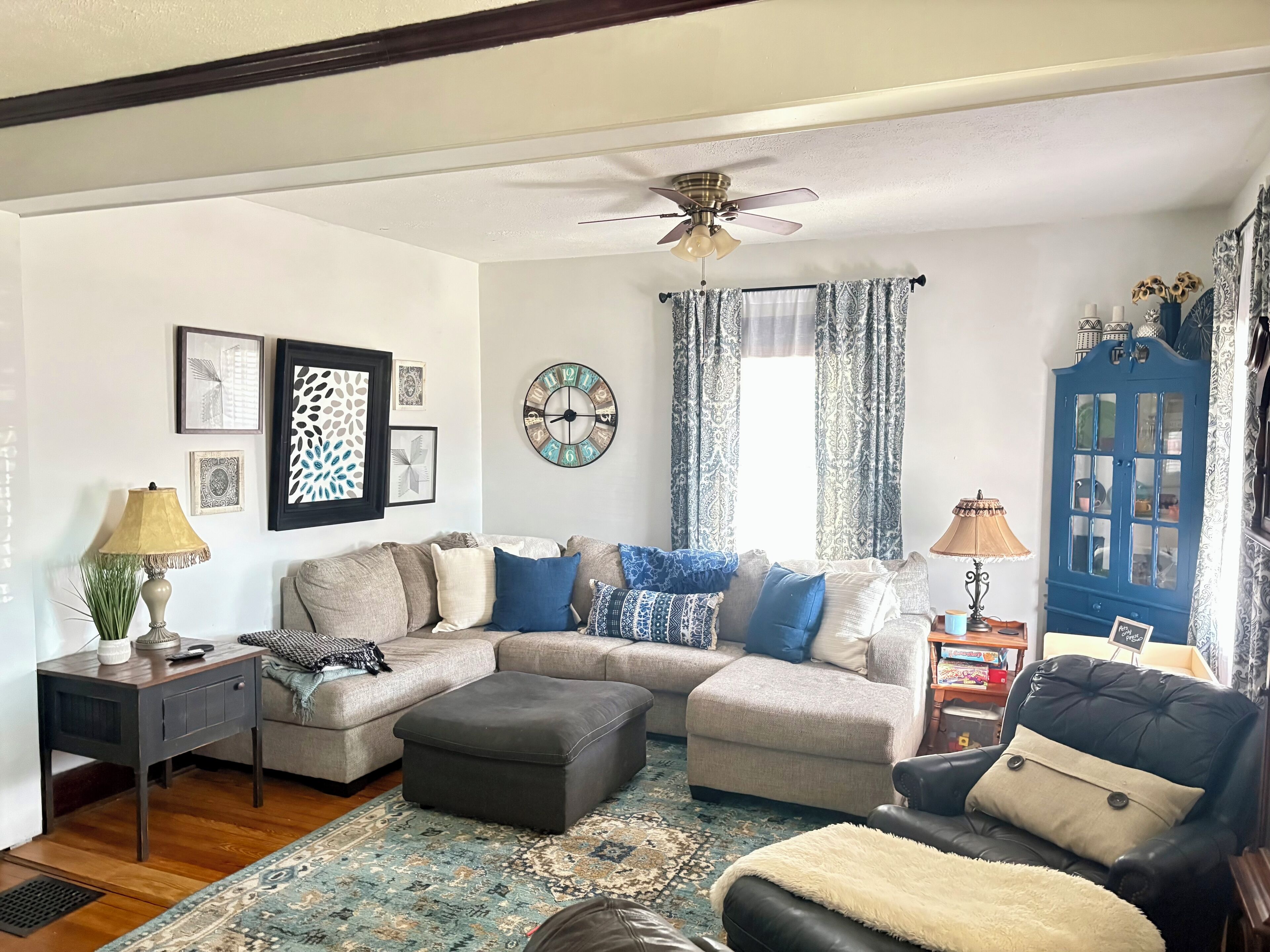 Smart-tv en een open haard