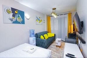 1 室のベッドルーム、アイロン / アイロン台、WiFi