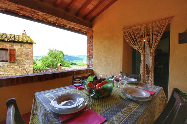 View from property - Cottage in Tuscany With Patio (Castiglione d'Orcia)