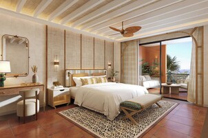 Ropa de cama hipoalergénica, minibar y escritorio