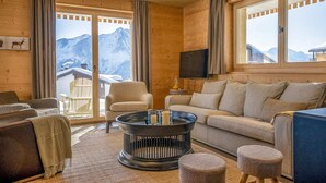 Basic Apartment (Chalet Onno Henny) | Living area - Chalet Onno (Bettmeralp)