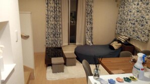 Dobbeltrom, byutsikt | Oppholdsområde