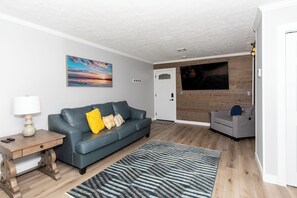 TV connectée, cheminée