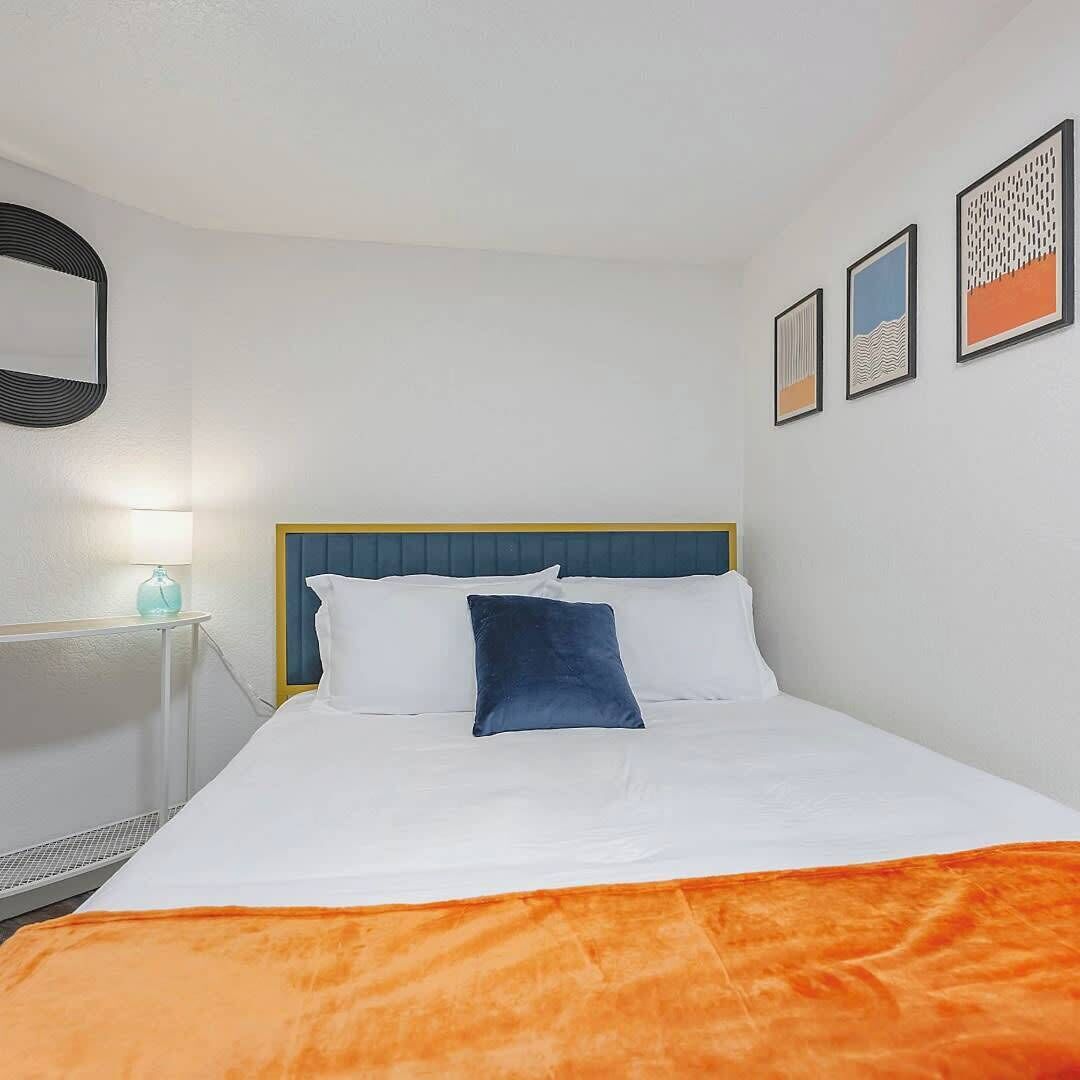 2 bedrooms, iron/ironing board, travel crib, WiFi