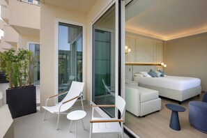 Junior-studiosviitti, parveke, kaupunkinäköala | Terassi/patio