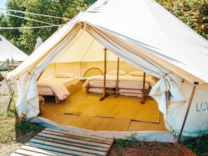 Family Quadruple Room | Wheelchair access - Lodging Nature Camp Anjou (Sainte-Gemmes-sur-Loire)