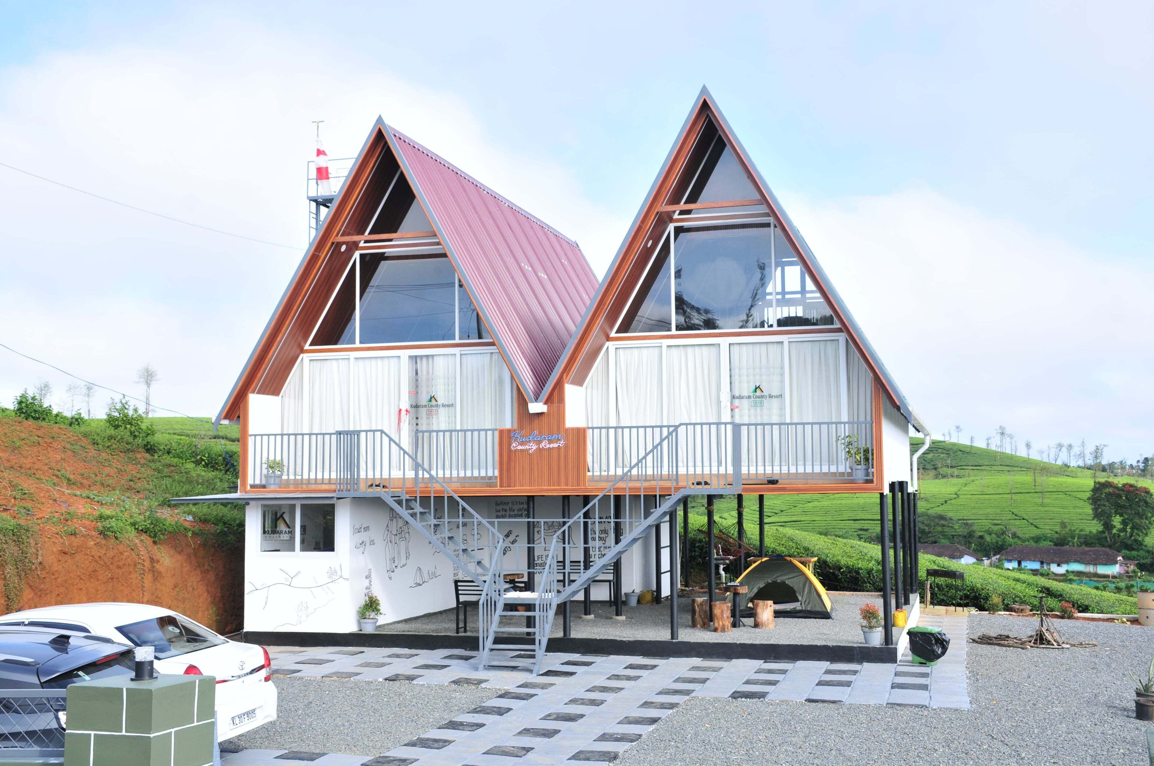 Fassade der Unterkunft