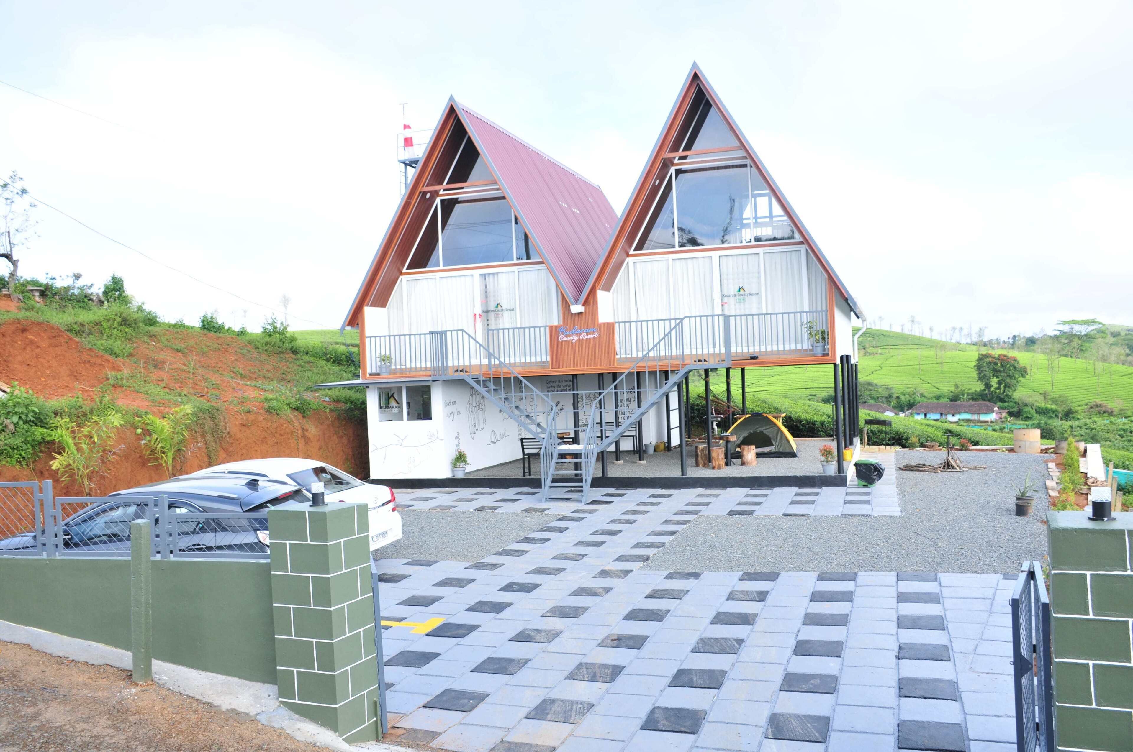 Majoituspaikan julkisivu