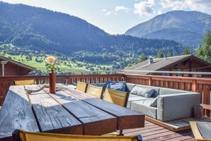 Basic Chalet | Outdoor dining - Chalet Castellani Duplex (Fiesch)