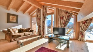 Basic Apartment | Living area - Royal A Penthouse (Riederalp)