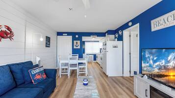 40-inch Smart TV with cable channels