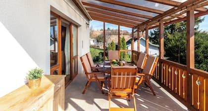 Balaton View From Almadi With Terrace & Garden
