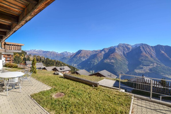 Basic Apartment | Outdoor dining - Apartment Terpetsch (Riederalp)