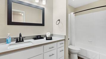 Hair dryer, towels