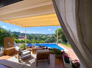 Terrace/patio - Entire housing: housing in Girona, Spain (Vidreres)