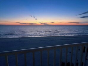 On the beach, sun-loungers, beach towels - Sea Oats #401 - Beautiful 2 Bed/2 Bath Ocean Front Corner Unit - Prime Location! (Redington Shores)