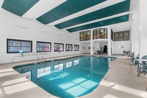 Indoor pool, a heated pool