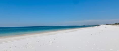 On the beach, white sand, fishing