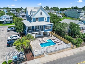 Exterior - Epic 7BR Getaway: Pool, Game Room, Put-put, Beach (North Myrtle Beach)