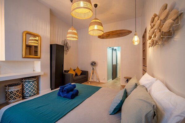 1 Schlafzimmer, Schreibtisch, Bügeleisen/Bügelbrett, Internetzugang