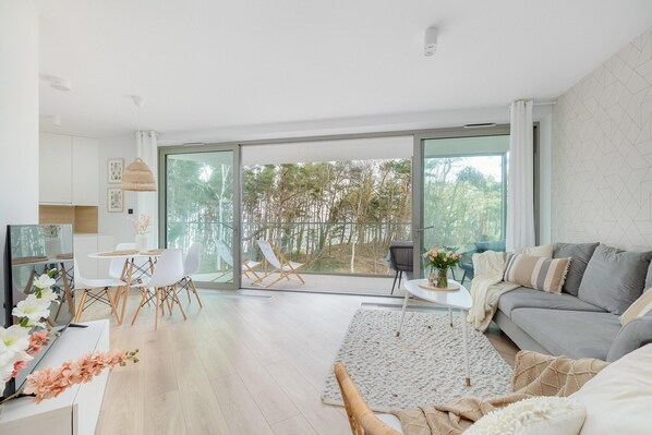 Living room - Apartment in Pobierowo With Sea View (Rewal)