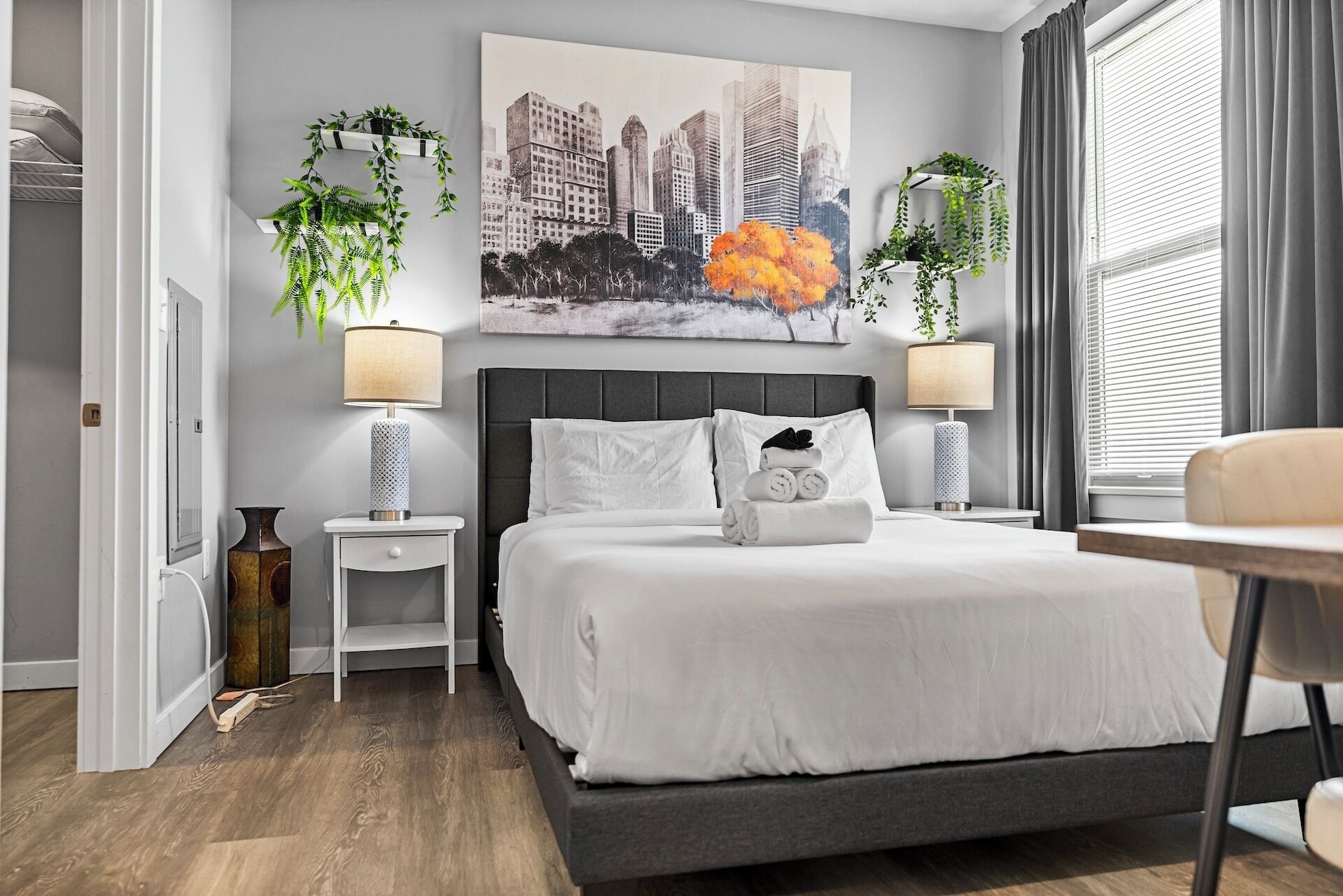 1 間睡房、熨斗/熨衫板、免費 Wi-Fi、床單