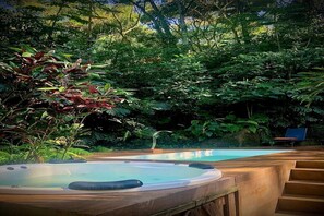 Baignoire à remous extérieure