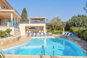 A heated pool - Apollon Zeus Villa - Five Bedroom Villa, Sleeps 10 (Peyia)