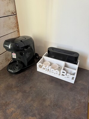 Kaffe og/eller kaffemaskin